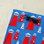 Funny Lighthouse Pattern Strandlaken (In situ)