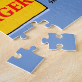 Funny Limburger Cheese and Wine Cartoon Legpuzzel (Zijkant)