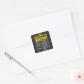 Funny Lineman Hourly Rate Sticker (Envelop)