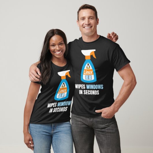 Funny Linux Windows Cleaner Classic T-Shirt (Unisex)