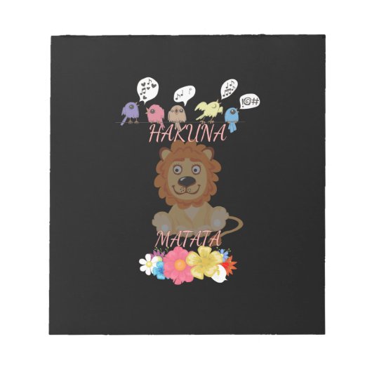 Funny lion notitieblok (Voorkant)