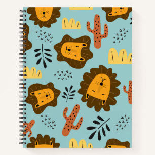 Funny Lion Spiral notebook Notitieboek