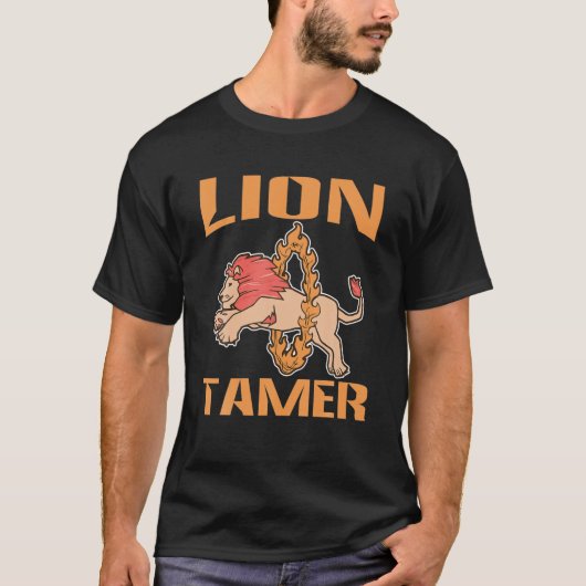 Funny Lion Tamer Circus Animal Tamer Costume T-shirt (Voorkant)