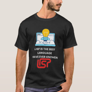 Funny LISPs Users Developer Gift JAVA IS DE BESTE T-shirt