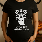 Funny Little Boo Arriving Soon Maternity Halloween T-shirt