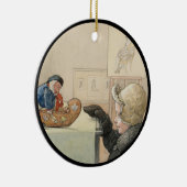 Funny Little Fellow Keramisch Ornament (Rechts)