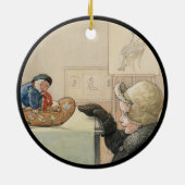 Funny Little Fellow Keramisch Ornament (Achterkant)