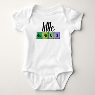 Funny Little GeNiUS Periodic Table Element Symbols Romper