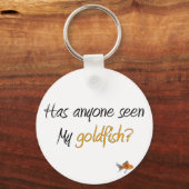 Funny Little Goldfish Gifts Sleutelhanger (Voorkant)