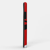 Funny Little Snowman met Elegant Top Hat Case-Mate iPhone Case (Achterkant/rechts)