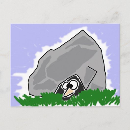 Funny Living under a Rock Cartoon Briefkaart (Voorkant)