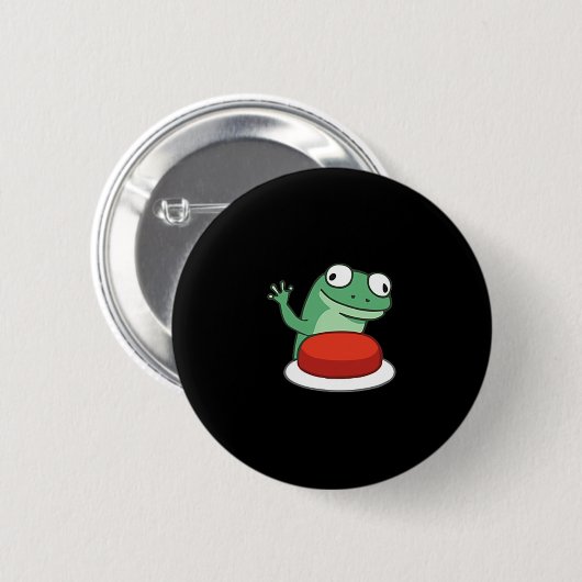 Funny Lizard Button Meme (Voorkant /achterkant)