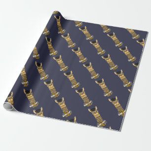Funny Llama Afstuderen Art Design Cadeaupapier
