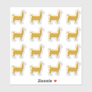 Funny Llama Animal Sticker