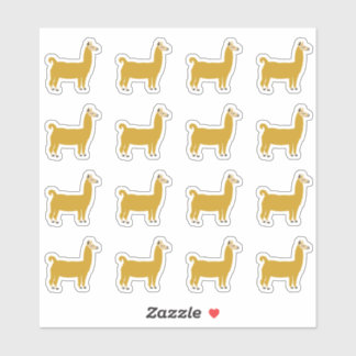 Funny Llama Animal Sticker