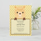 Funny Llama Baby shower Invitation (Debout devant)