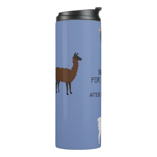 Funny Llama Coffee Thermosbeker (Gedraaid links)