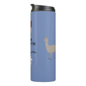 Funny Llama Coffee Thermosbeker (Geroteerd rechts)