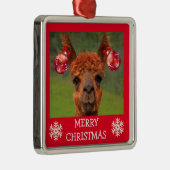 Funny Llama en Ornament met kerstballen (Rechts)