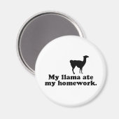 Funny Llama Magneet (Voorkant / Achterkant)