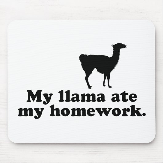 Funny Llama Muismat (Voorkant)
