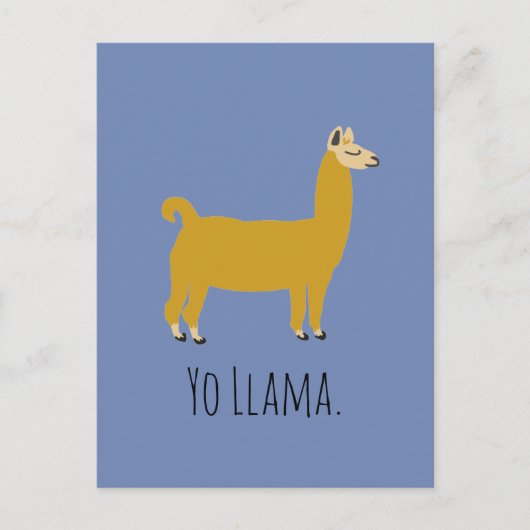 Funny Llama Pun Briefkaart (Voorkant)