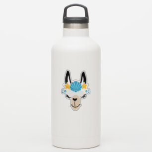 Funny Llama Zomer Strand Sticker