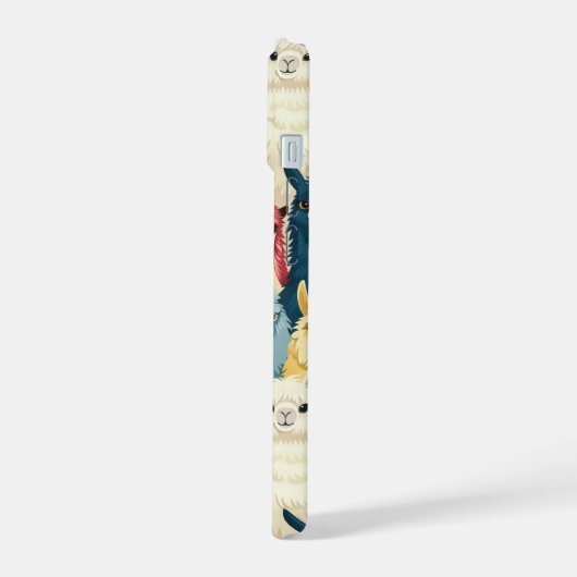 Funny Llamas coque iphone (Côté gauche)