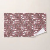 Funny Llamas Pattern Bad Handdoek (Handdoek)