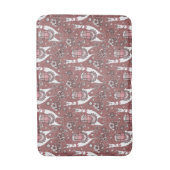 Funny Llamas Pattern Badmat (Voorkant Verticaal)