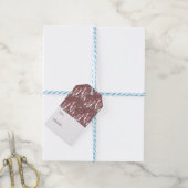 Funny Llamas Pattern Cadeaulabel (Met Touw)