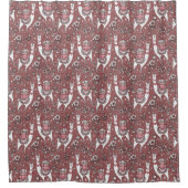 Funny Llamas Pattern Douchegordijn (Voorkant)