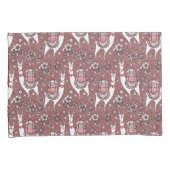 Funny Llamas Pattern Kussensloop (Voorkant-Rechts)