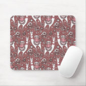 Funny Llamas Pattern Muismat (Met muis)