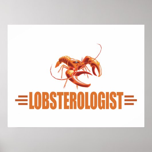 Funny Lobster Poster (Voorkant)