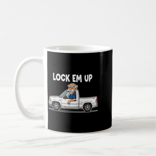 Funny Lock Em Up Private Property Koffiemok (Links)