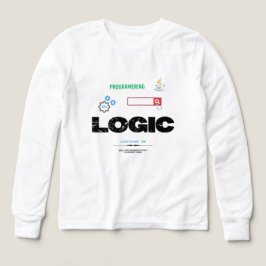 Funny Logic Code Mode On Programming T-Shirt