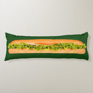 Funny Long Sandwich Bed Pillow Lichaamskussen