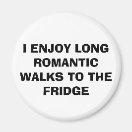 Funny "LONG WALKS TO THE FRIDGE" Magnet Magneet