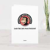 Funny Longevity Carte Anniversaire (Dos)