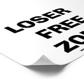 Funny Loser Poster (Hoek)