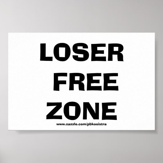 Funny Loser Poster (Voorkant)