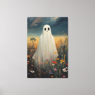 Funny Lost Ghost Canvas Afdruk