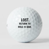Funny Lost Golf Ball Golfballen (Voorkant)