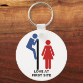 FUNNY LOVE BIJ DE EERSTE ZIJDE SLEUTELHANGER VAN D (Voorkant)