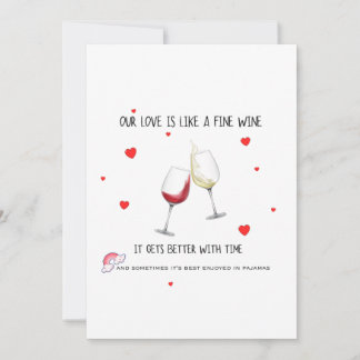 Funny Love Fine Wine Kaart