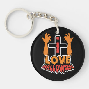 Funny Love Halloween Spooky Zombie Hands Sleutelhanger