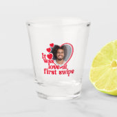 Funny Love Heart Foto Shot Glas (Voorkant)