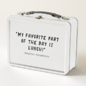 Funny Love Lunch Quote (Voorkant)