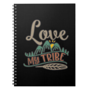 Funny Love My Tribe Design Notitieboek
